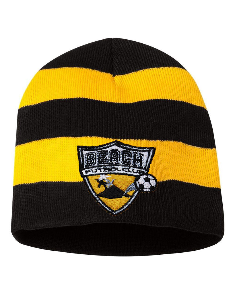 Rugby Striped Knit Beanie